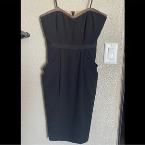 BCBG Maxazria black cocktail dress